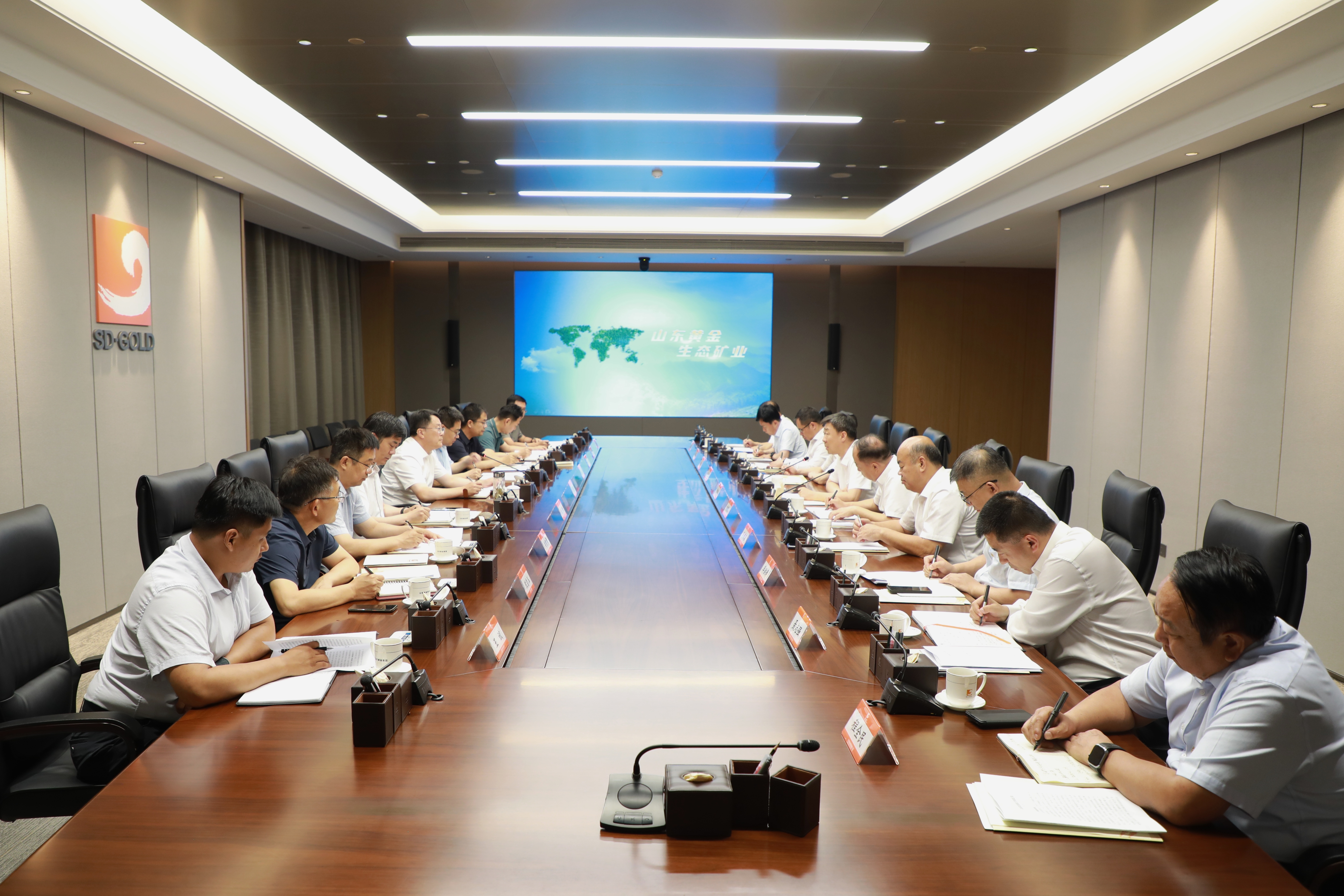 山东省自然资源厅党组书记、厅长赵晓晖到集团调研